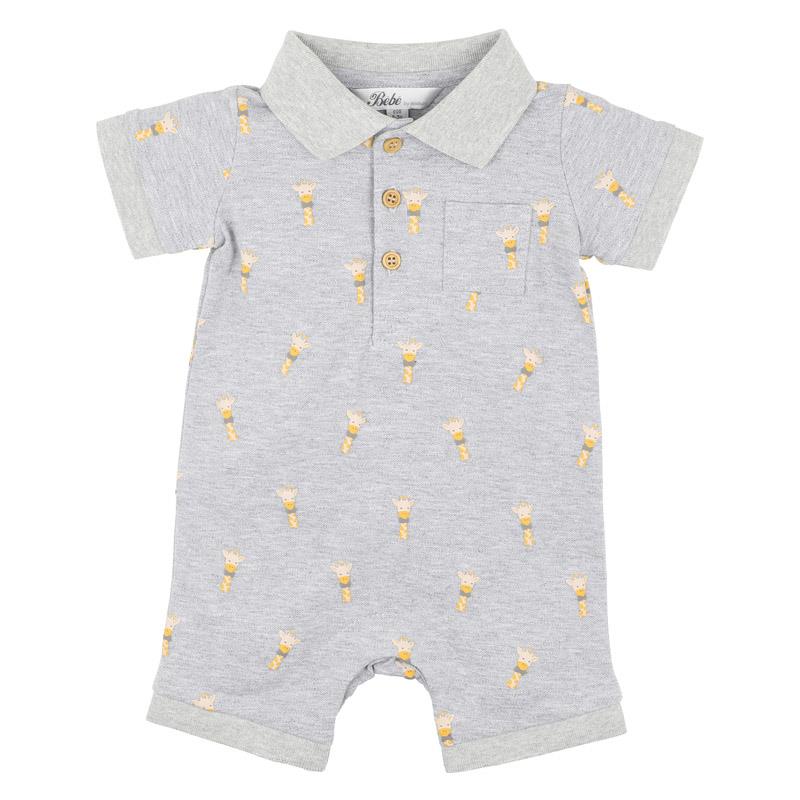 Bébé Ellis Giraffe Polo Romper